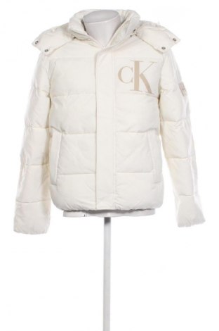 Herrenjacke Calvin Klein Jeans, Größe M, Farbe Weiß, Preis € 189,99