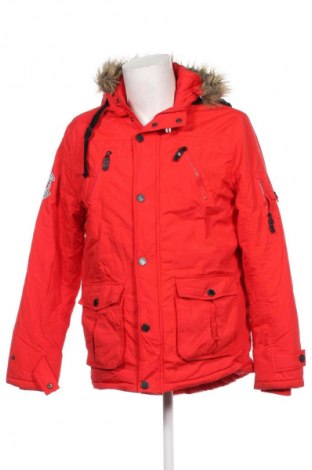 Herrenjacke Urban Apparel, Größe L, Farbe Rot, Preis 17,99 €