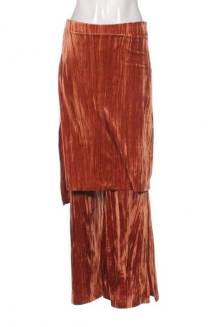 Fustă-pantalon Zara, Mărime S, Culoare Portocaliu, Preț 68,88 Lei