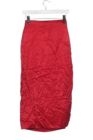 Пола Zara, Размер XS, Цвят Червен, Цена 27,99 лв.