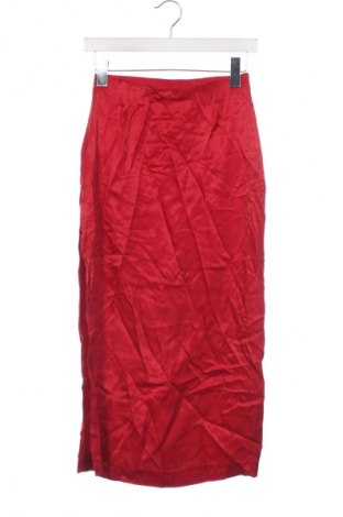 Пола Zara, Размер XS, Цвят Червен, Цена 27,99 лв.