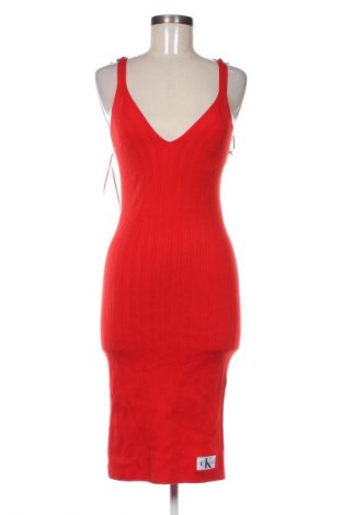 Рокля Calvin Klein Jeans, Размер XL, Цвят Червен, Цена 167,99 лв.