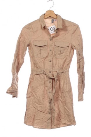 Kleid H&M Divided, Größe XXS, Farbe Braun, Preis € 19,99