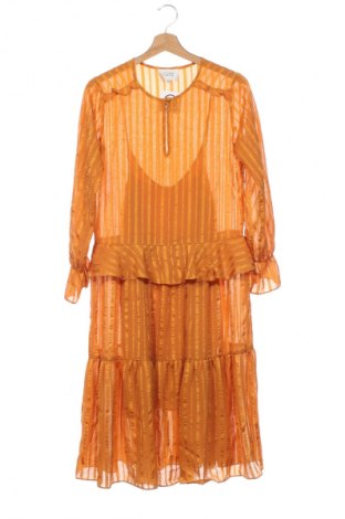 Kleid Second Female, Größe XS, Farbe Orange, Preis 56,99 €