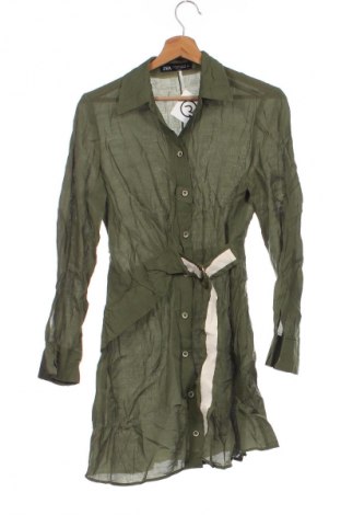 Kleid Zara, Größe XS, Farbe Grün, Preis 4,99 €