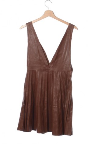 Sukienka Zara, Rozmiar XS, Kolor Brązowy, Cena 62,92 zł