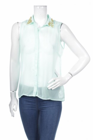 Γυναικείο πουκάμισο Amisu, Μέγεθος XS, Χρώμα Πράσινο, Τιμή 8,66 €