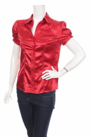 Γυναικείο πουκάμισο New Look, Μέγεθος M, Χρώμα Κόκκινο, Τιμή 9,28 €