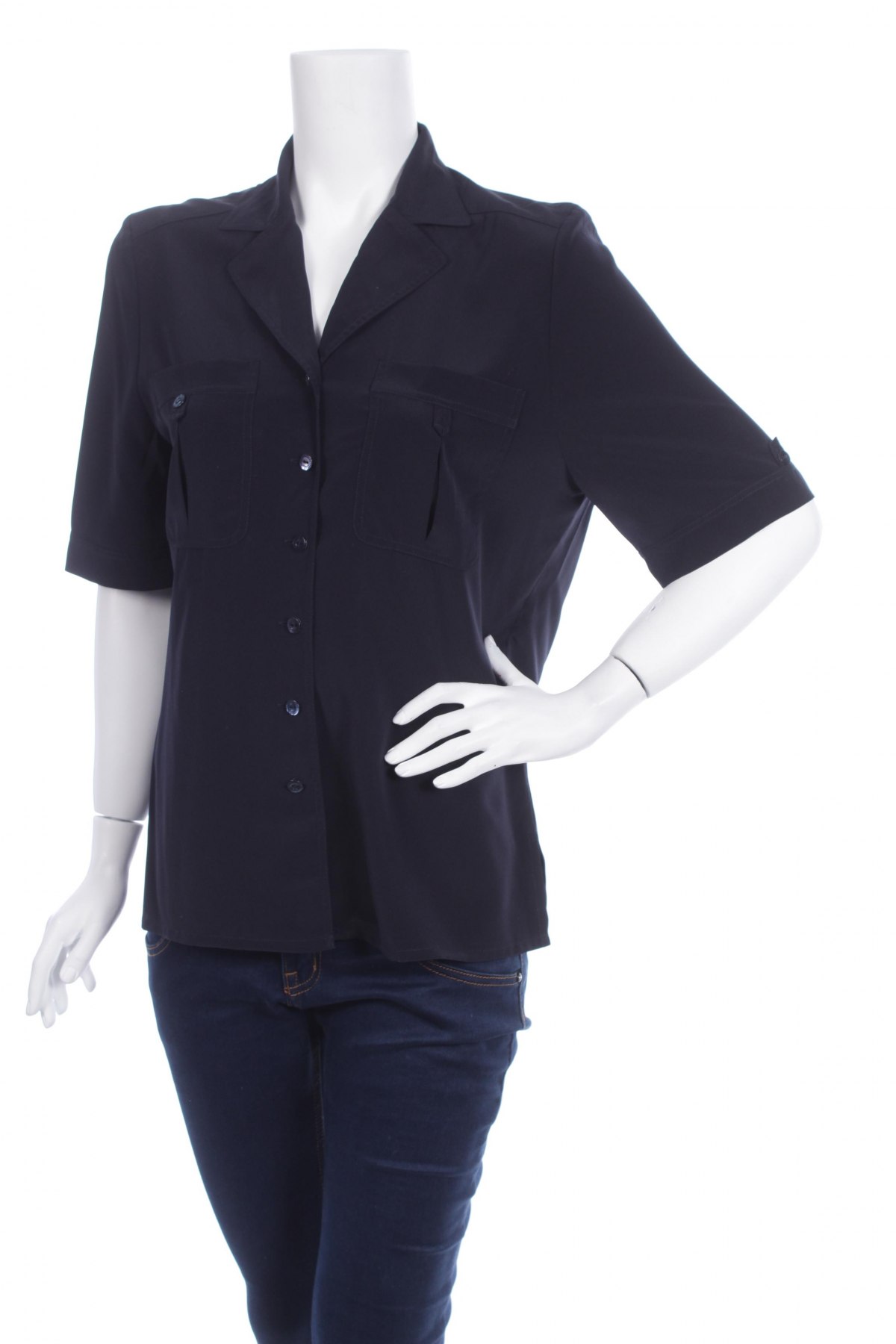 Γυναικείο πουκάμισο Alexander, Μέγεθος M, Χρώμα Μαύρο, Τιμή 11,75 €