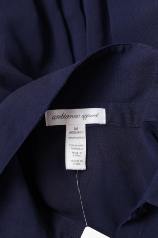 Γυναικείο πουκάμισο Ambiance Apparel, Μέγεθος M, Χρώμα Μπλέ, Τιμή 22,16 €