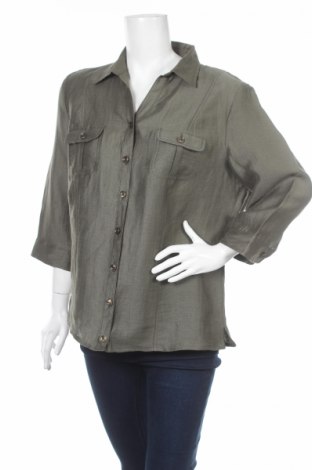 Γυναικείο πουκάμισο Barbara Lebek, Μέγεθος L, Χρώμα Πράσινο, Τιμή 22,27 €
