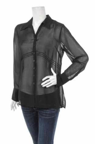 Γυναικείο πουκάμισο KappAhl, Μέγεθος L, Χρώμα Μαύρο, Τιμή 14,23 €