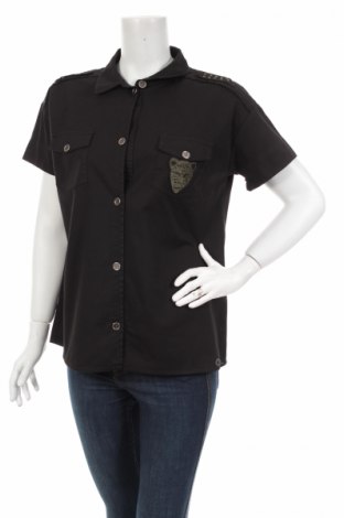 Γυναικείο πουκάμισο Numph, Μέγεθος M, Χρώμα Μαύρο, Τιμή 18,56 €