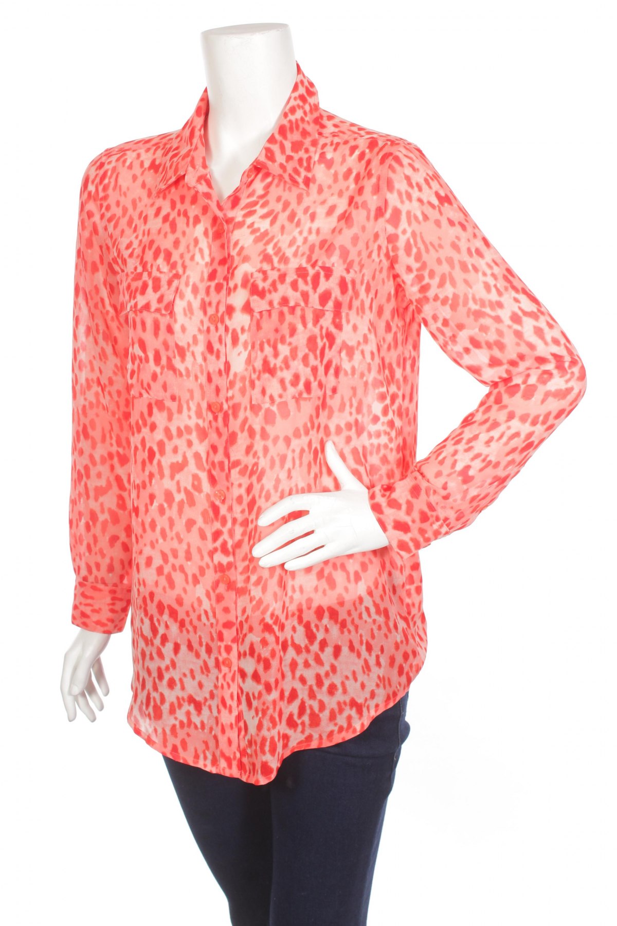 Γυναικείο πουκάμισο A.N.A., Μέγεθος S, Χρώμα Κόκκινο, Τιμή 13,61 €