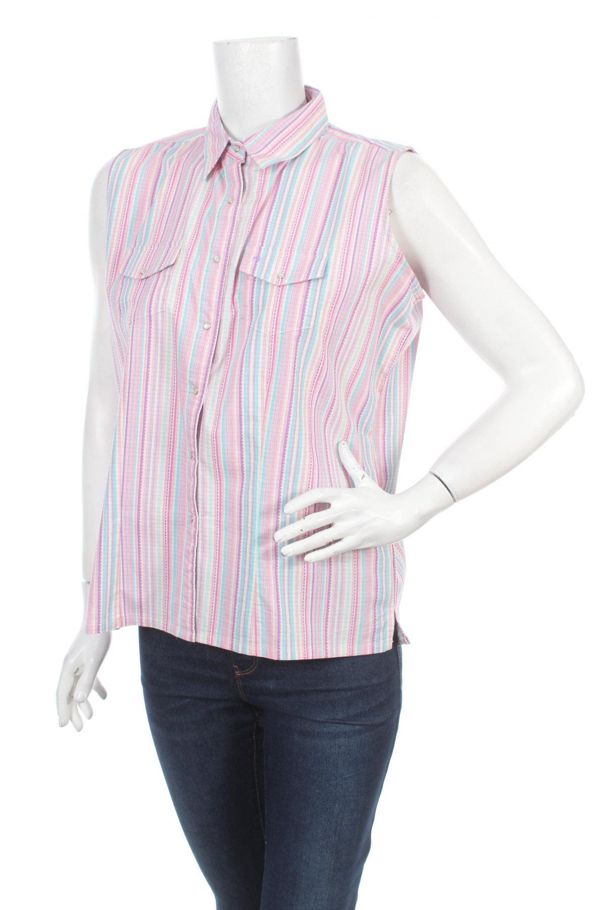 Γυναικείο πουκάμισο Aura, Μέγεθος L, Χρώμα Πολύχρωμο, Τιμή 11,75 €