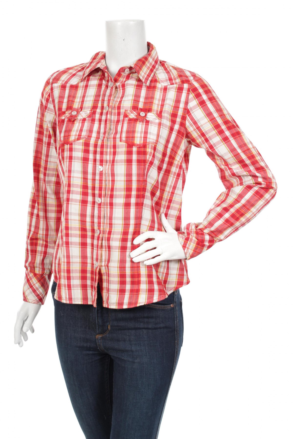 Γυναικείο πουκάμισο Biaggini, Μέγεθος S, Χρώμα Κόκκινο, Τιμή 24,23 €