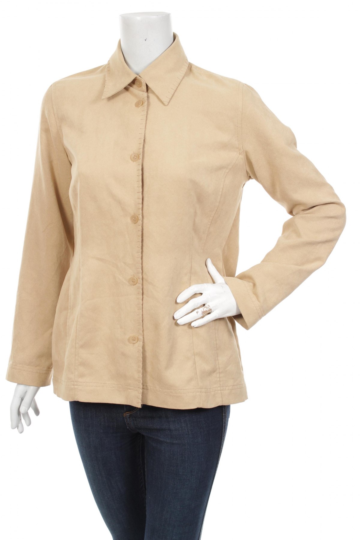 Γυναικείο πουκάμισο Bianca, Μέγεθος M, Χρώμα  Μπέζ, Τιμή 22,68 €