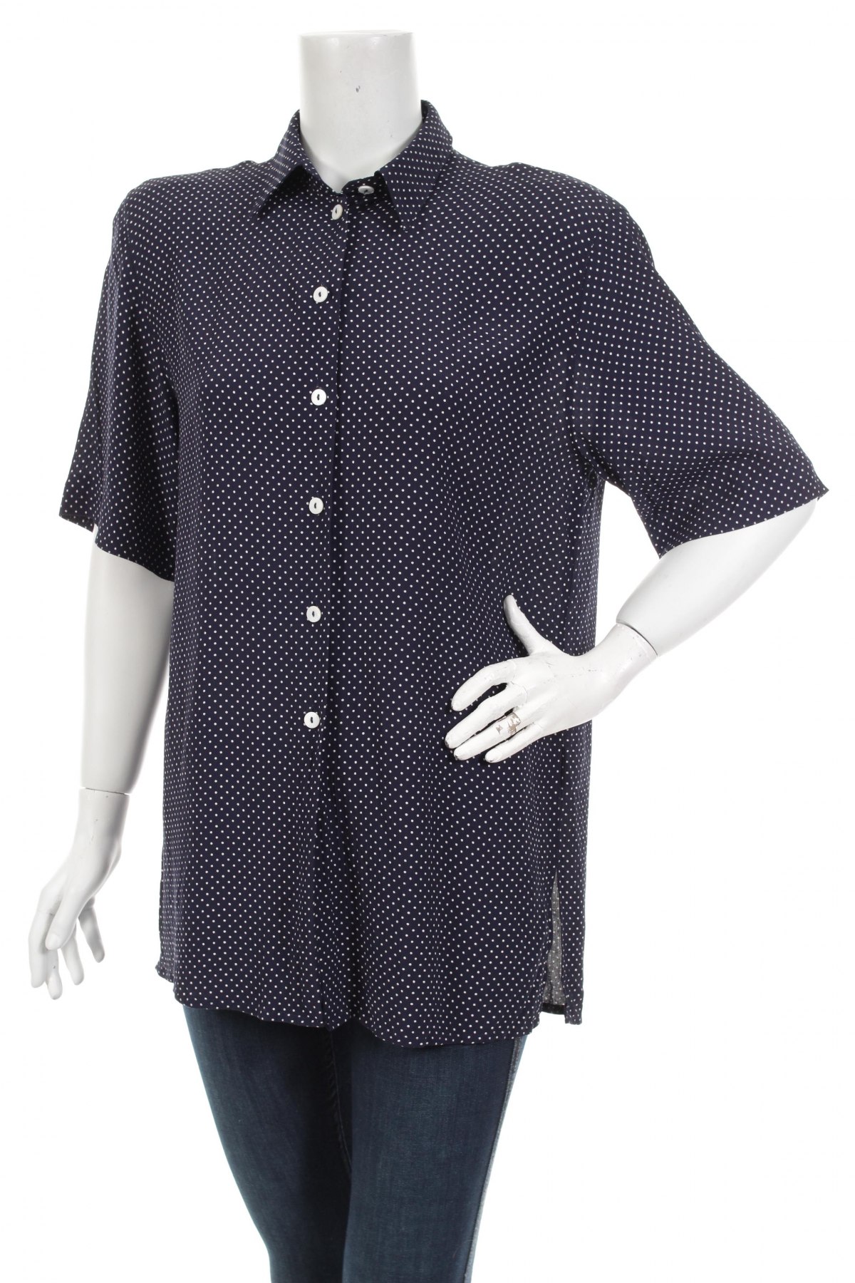 Γυναικείο πουκάμισο Bianca, Μέγεθος M, Χρώμα Μπλέ, Τιμή 18,56 €