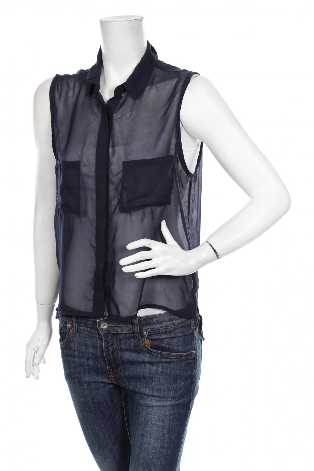 Γυναικείο πουκάμισο Bik Bok, Μέγεθος S, Χρώμα Μπλέ, Τιμή 9,90 €