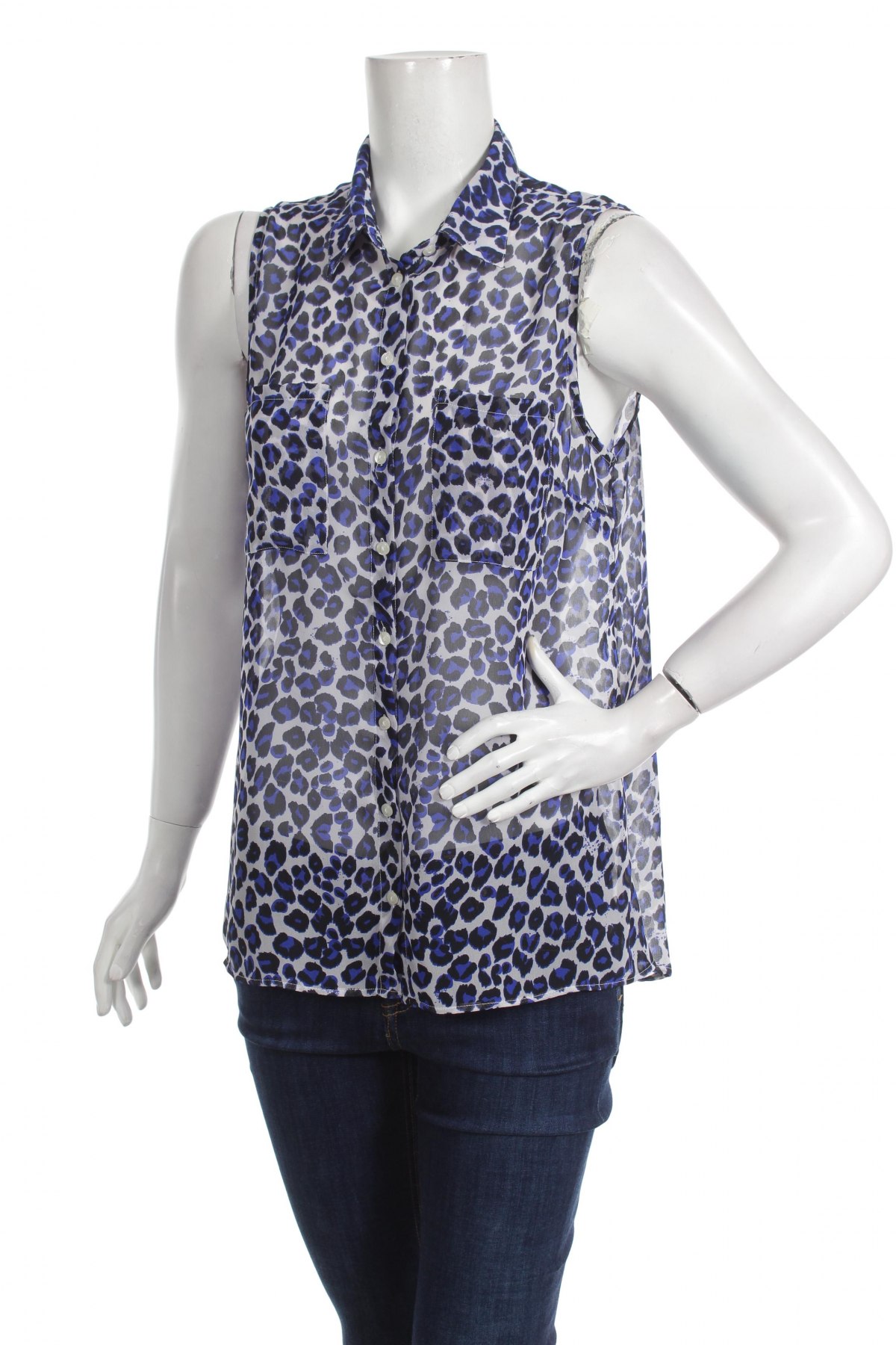 Γυναικείο πουκάμισο Camaieu, Μέγεθος L, Χρώμα Πολύχρωμο, Τιμή 11,13 €