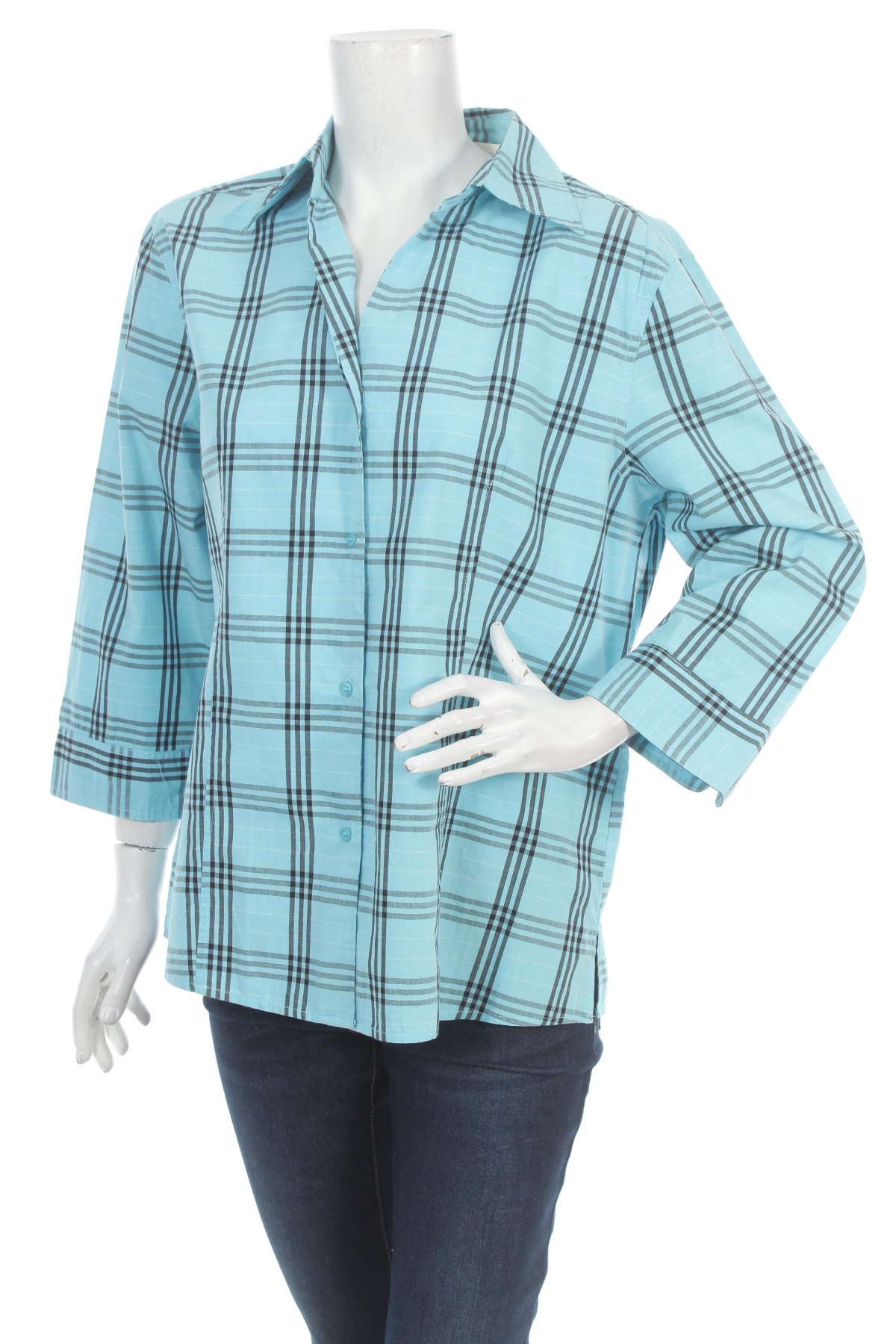 Γυναικείο πουκάμισο, Μέγεθος XL, Χρώμα Μπλέ, Τιμή 19,59 €