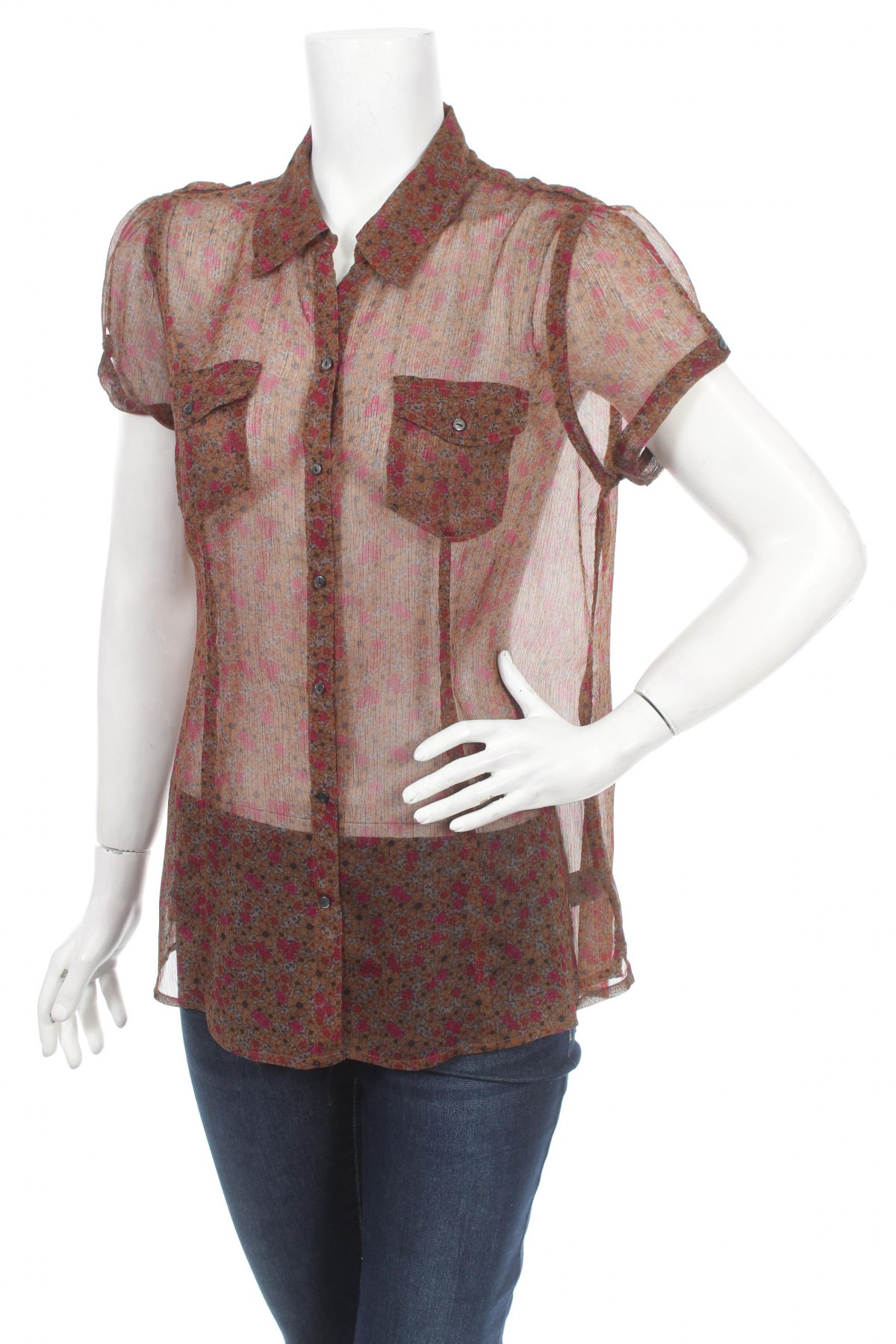 Γυναικείο πουκάμισο Converse, Μέγεθος L, Χρώμα Πολύχρωμο, Τιμή 18,56 €