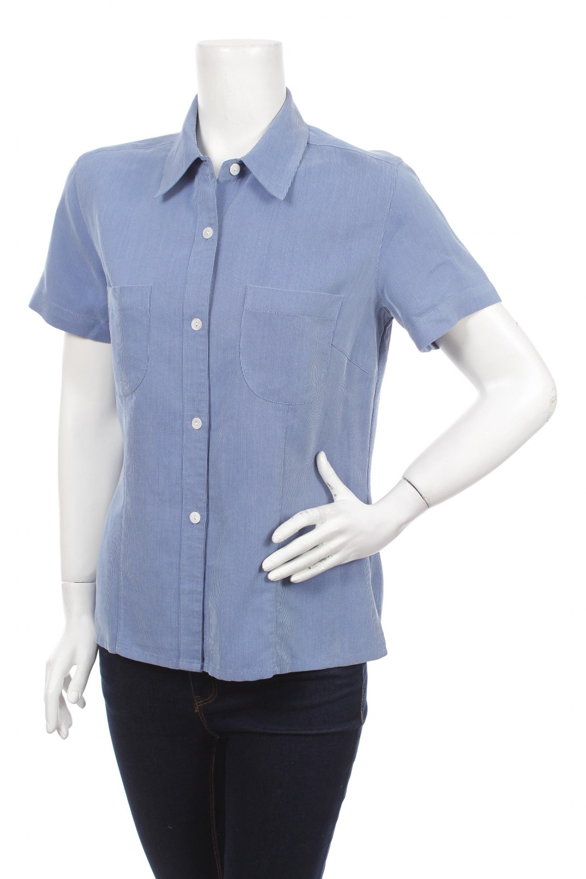 Γυναικείο πουκάμισο Dorothy Perkins, Μέγεθος L, Χρώμα Μπλέ, Τιμή 11,34 €