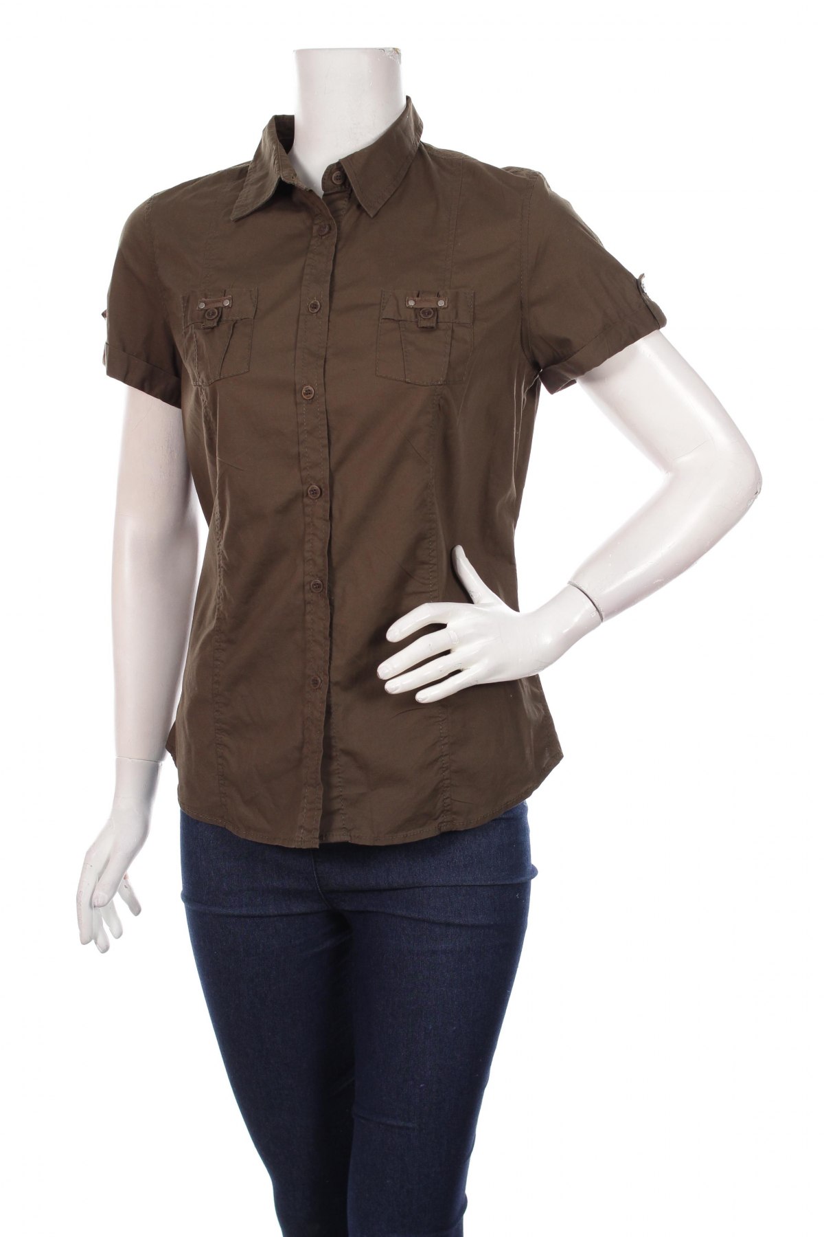 Γυναικείο πουκάμισο Lerros, Μέγεθος M, Χρώμα Πράσινο, Τιμή 9,28 €