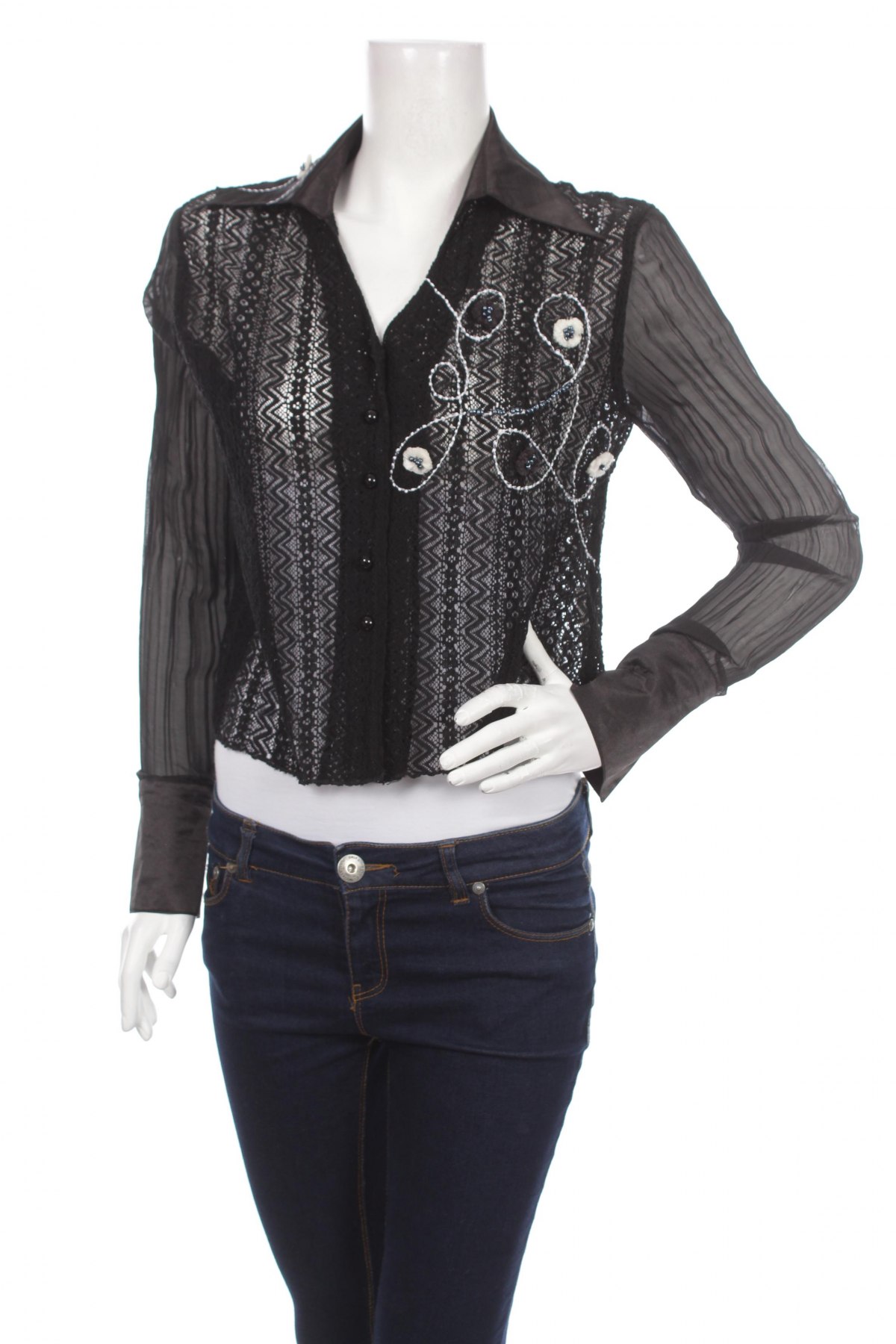 Γυναικείο πουκάμισο Matinique, Μέγεθος M, Χρώμα Μαύρο, Τιμή 37,63 €
