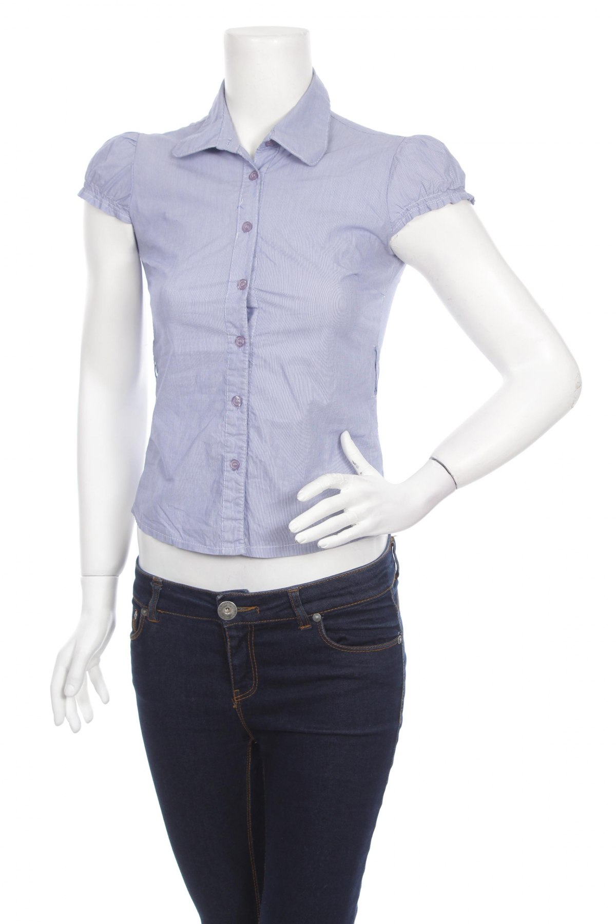 Γυναικείο πουκάμισο Me & Me, Μέγεθος S, Χρώμα Μπλέ, Τιμή 13,92 €
