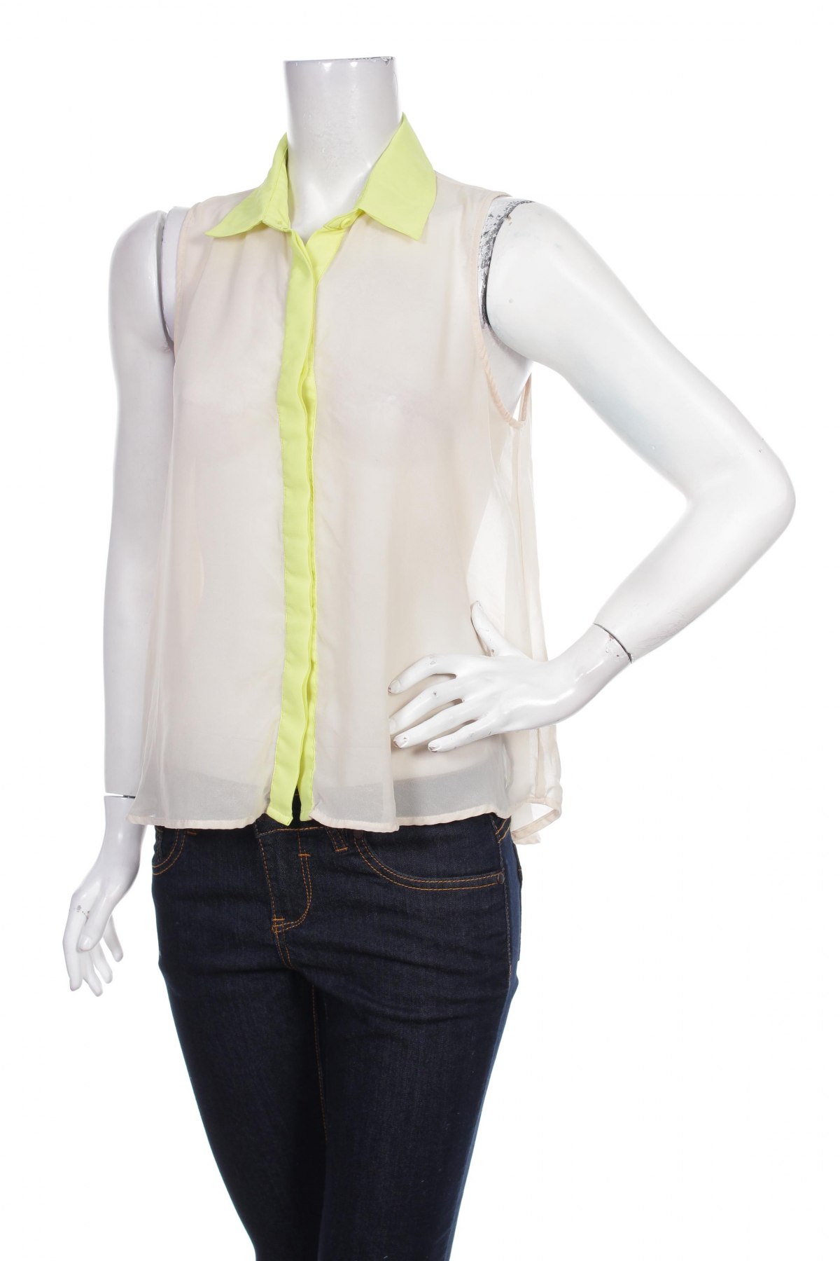 Γυναικείο πουκάμισο Paper Crane, Μέγεθος M, Χρώμα  Μπέζ, Τιμή 9,28 €