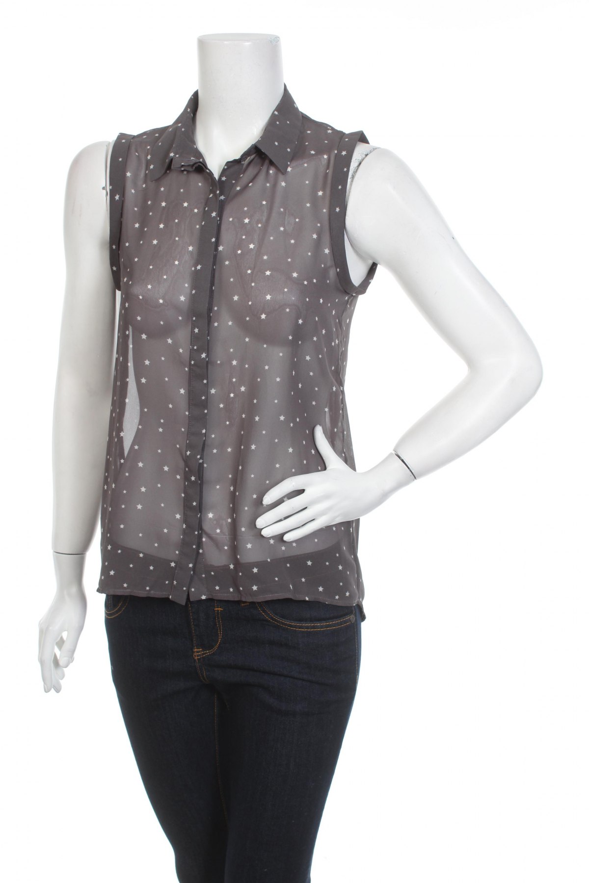 Γυναικείο πουκάμισο Review, Μέγεθος XS, Χρώμα Γκρί, Τιμή 11,75 €