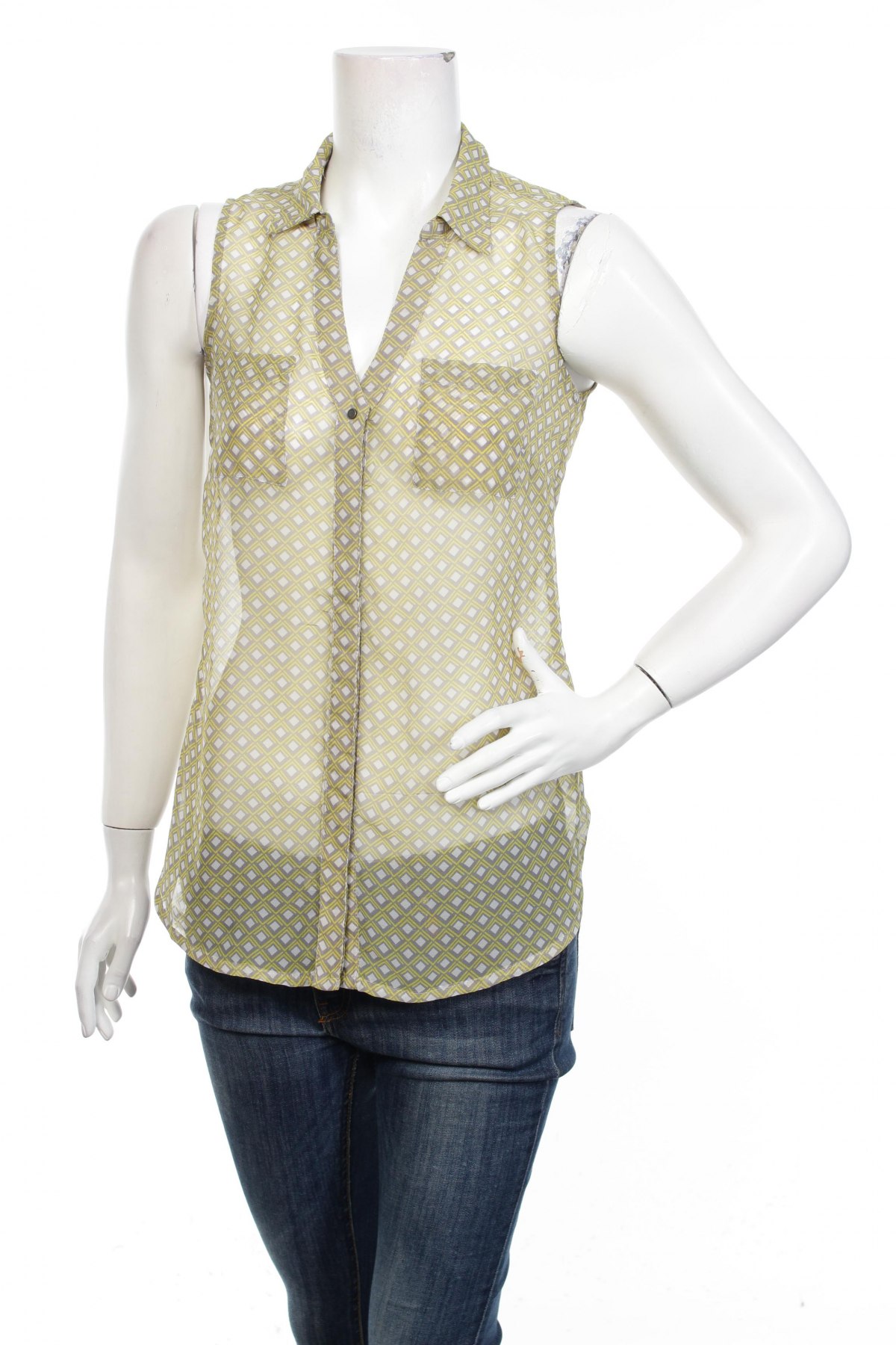 Γυναικείο πουκάμισο Street One, Μέγεθος XS, Χρώμα Γκρί, Τιμή 9,90 €
