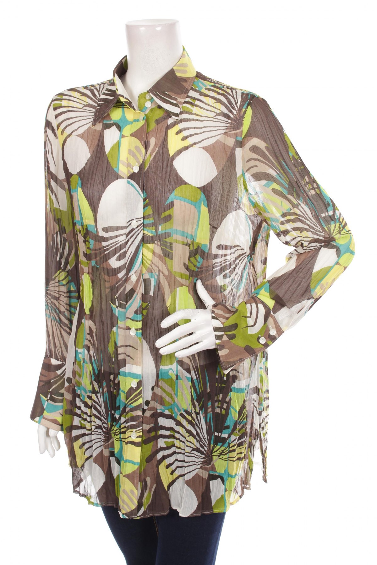 Γυναικείο πουκάμισο Taifun, Μέγεθος L, Χρώμα Πολύχρωμο, Τιμή 25,26 €