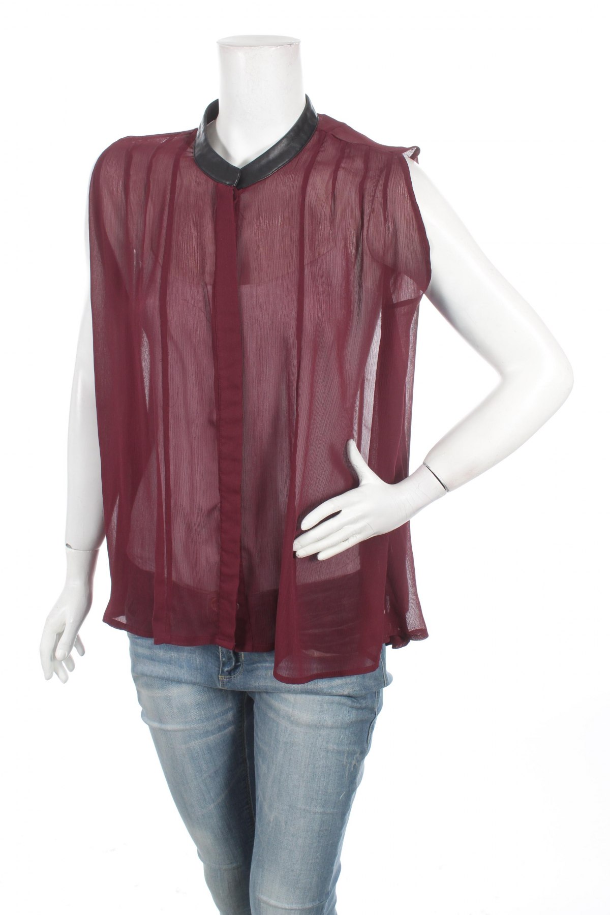 Γυναικείο πουκάμισο Vero Moda, Μέγεθος L, Χρώμα Βιολετί, Τιμή 9,90 €