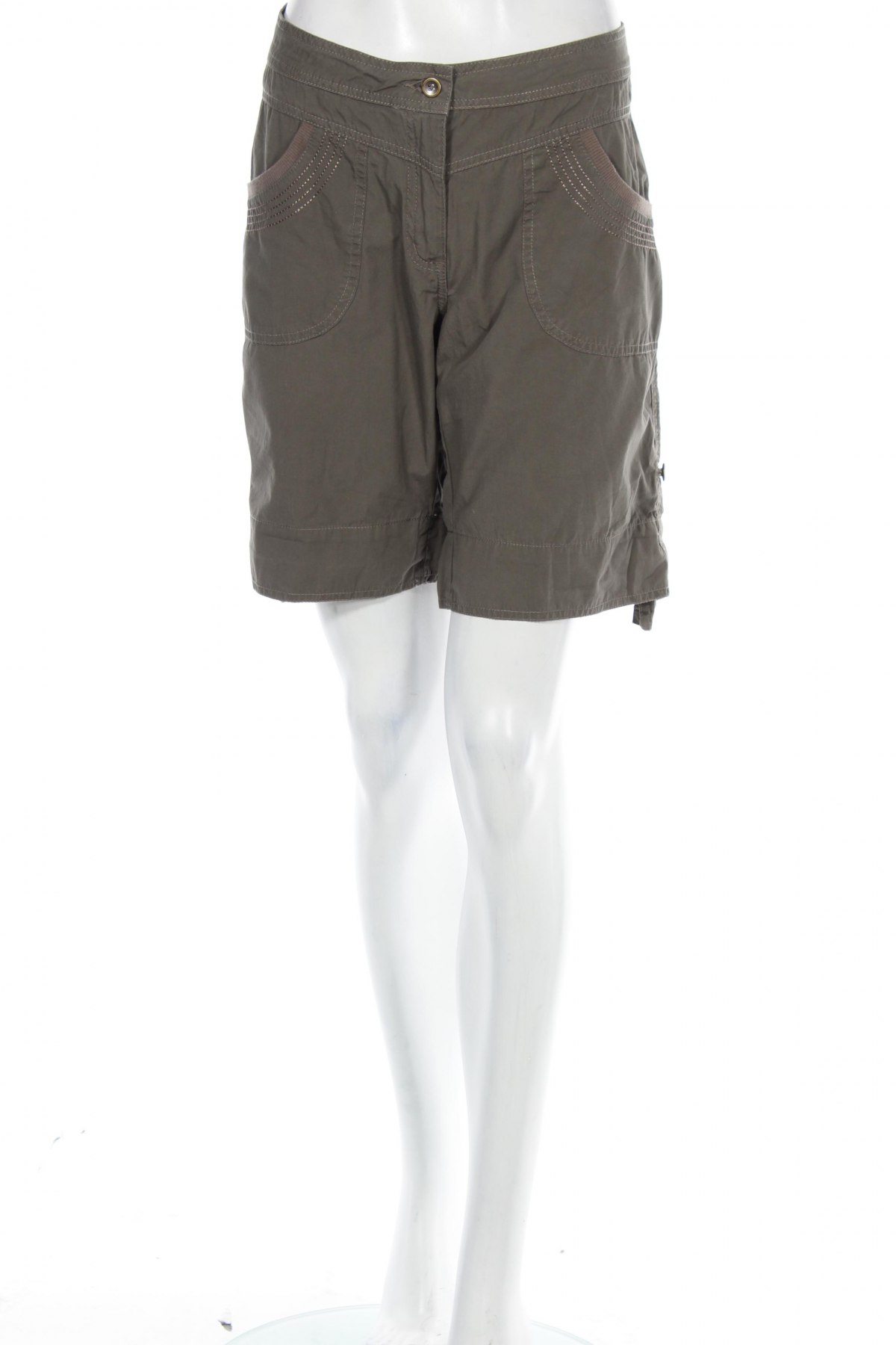 Дамски къс панталон Fashion Safari, Размер M, Цвят Зелен, Цена 21,00 лв.