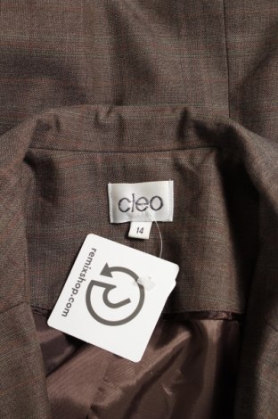 Дамско сако Cleo, Размер L, Цвят Кафяв, Цена 23,80 лв.