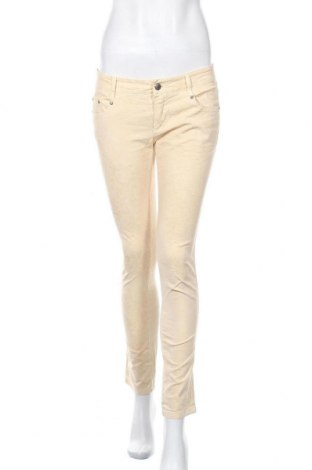 Pantaloni de femei Ermanno Scervino, Mărime M, Culoare Bej, 96% bumbac, 4% elastan, Preț 203,55 Lei