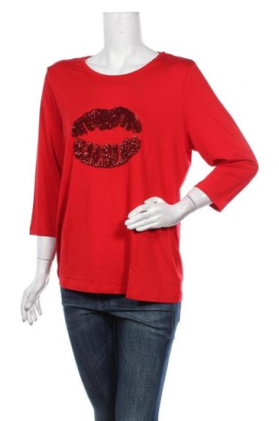 Дамска блуза Amy Vermont, Размер XL, Цвят Червен, 95% вискоза, 5% еластан, Цена 16,80 лв.