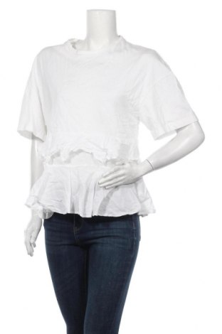 Дамска блуза H&M, Размер S, Цвят Бял, Памук, Цена 6,82 лв.