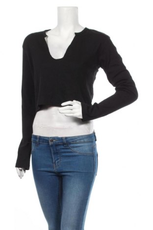 Дамска блуза Missguided, Размер L, Цвят Черен, 50% полиестер, 45% памук, 5% еластан, Цена 14,70 лв.