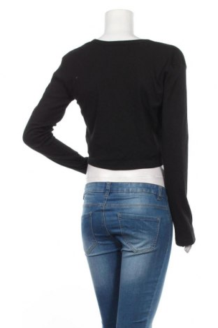 Дамска блуза Missguided, Размер L, Цвят Черен, 50% полиестер, 45% памук, 5% еластан, Цена 4,90 лв.