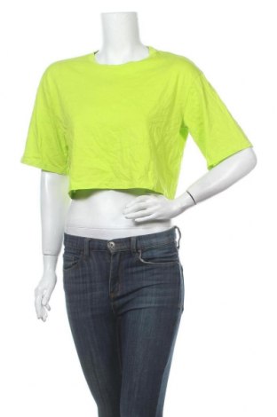 Дамска блуза Monki, Размер M, Цвят Зелен, Памук, Цена 6,82 лв.