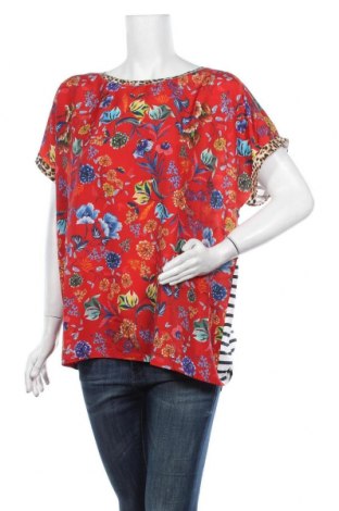 Дамска блуза Oui, Размер XL, Цвят Многоцветен, 100% памук, Цена 58,06 лв.