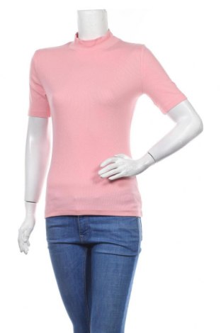 Дамска блуза Vila, Размер M, Цвят Розов, 48% памук, 48% модал, 4% еластан, Цена 13,65 лв.