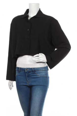 Дамска блуза Weekday, Размер S, Цвят Черен, Памук, Цена 13,20 лв.