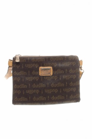 Γυναικεία τσάντα Dudlin, Χρώμα Καφέ, Δερματίνη, Τιμή 7,46 €