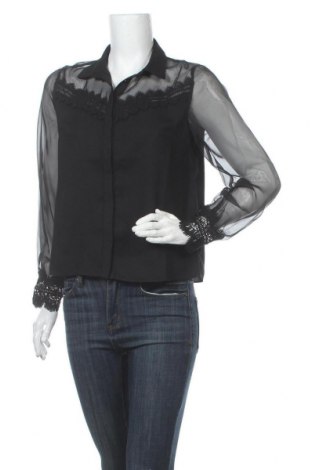 Γυναικείο πουκάμισο Irl, Μέγεθος S, Χρώμα Μαύρο, Πολυεστέρας, Τιμή 10,64 €