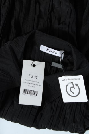 Γυναικείο πουκάμισο Na-Kd, Μέγεθος S, Χρώμα Μαύρο, Πολυεστέρας, Τιμή 16,29 €