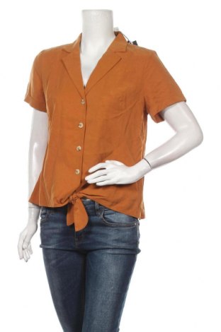 Γυναικείο πουκάμισο Zero, Μέγεθος M, Χρώμα Καφέ, 55% λινό, 45% βαμβάκι, Τιμή 20,36 €